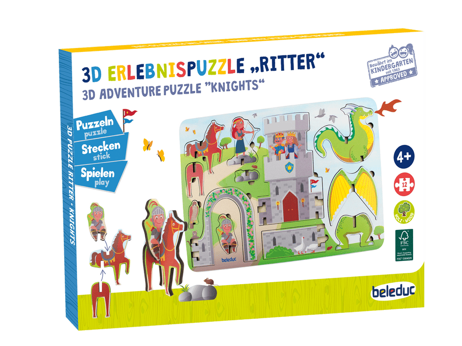 3D Erlebnispuzzle "Ritter"