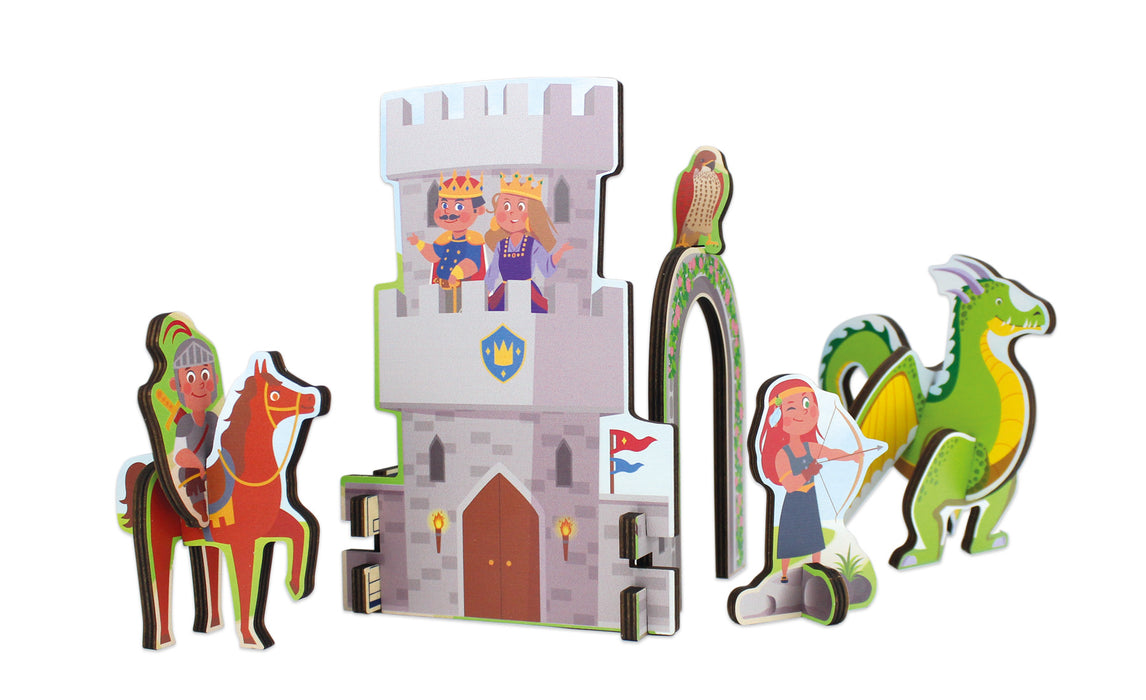 3D Erlebnispuzzle "Ritter"