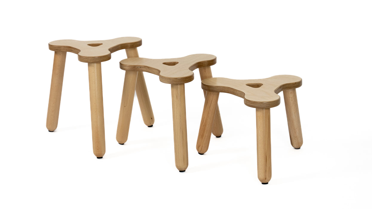 Trio Hocker natur 26cm
