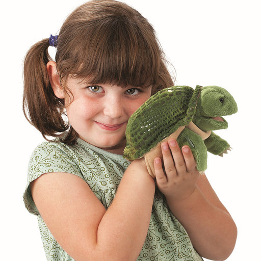 Folkmanis Handpuppe „kleine Schildkröte“, ab 3 Jahren