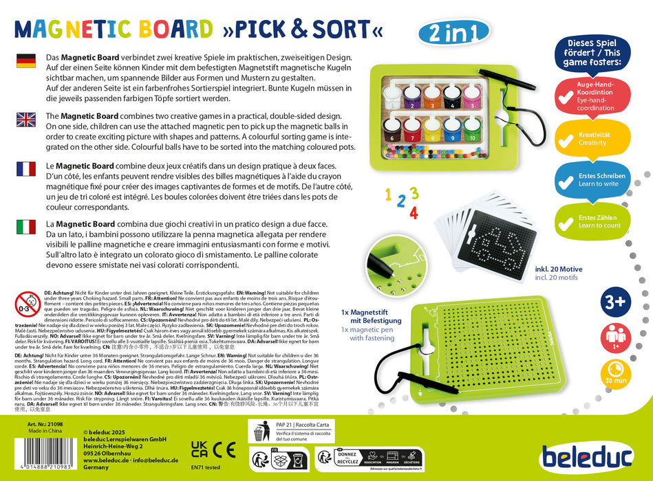 Beleduc Magnetic Board Pick & Sort
