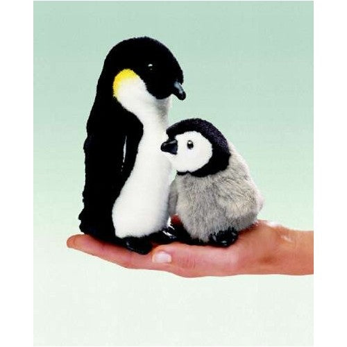 Folkmanis Fingerpuppe „Mini Baby Kaiserpinguin“