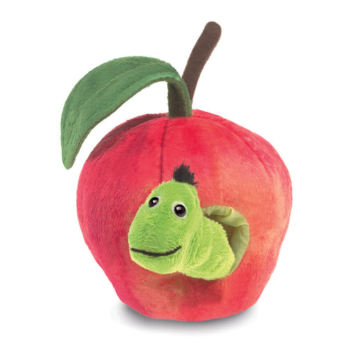 Folkmanis Handpuppe „Wurm im Apfel“