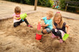 Sandschaufel mit geformten Griff