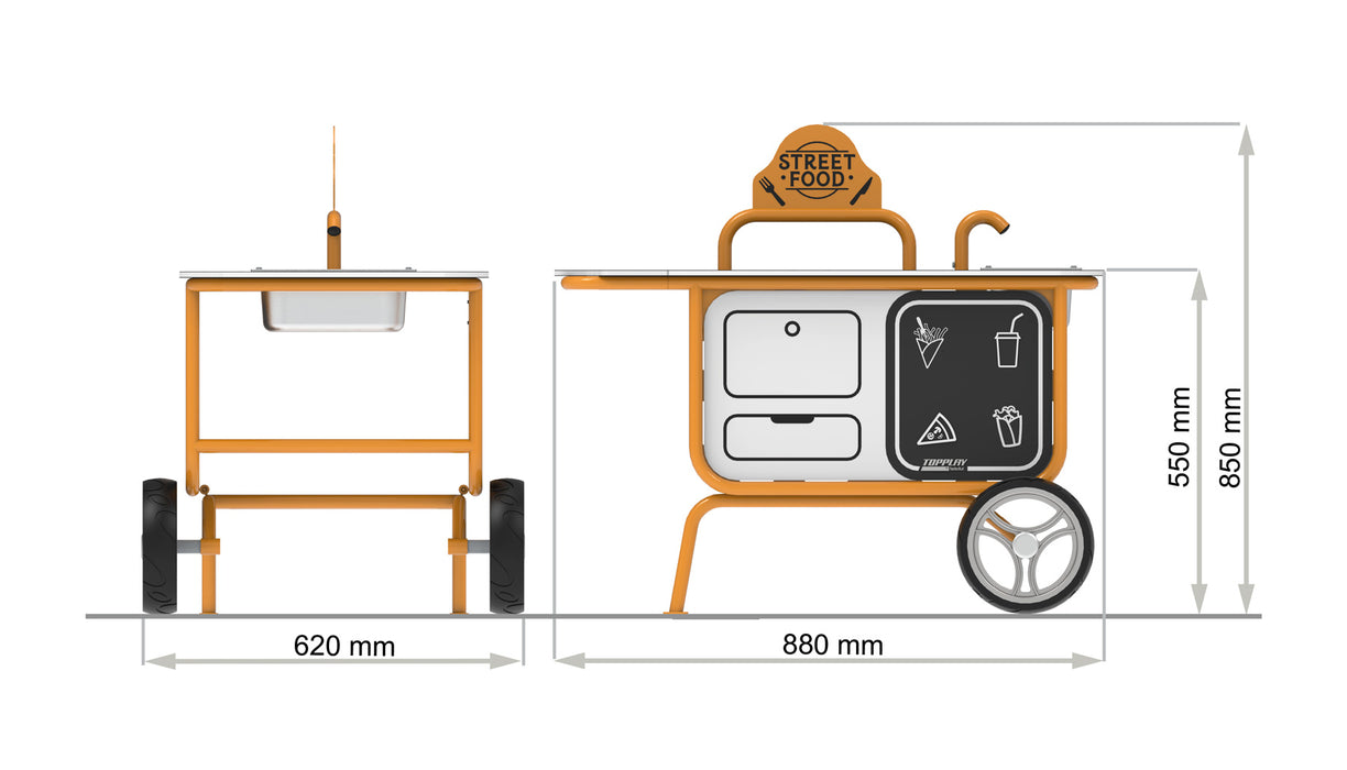 TopPlay mobile Steetfood Station