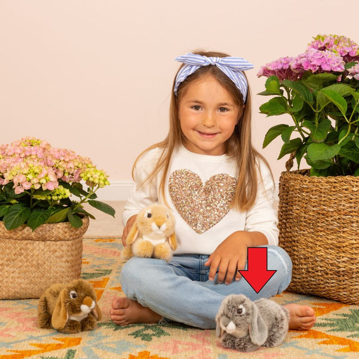Widderkaninchen grau 18cm