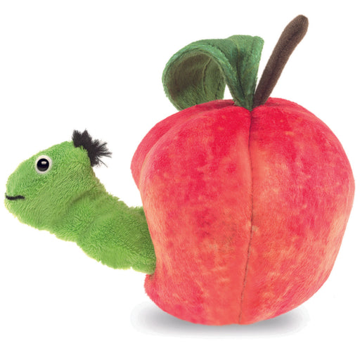 Folkmanis Handpuppe „Wurm im Apfel“