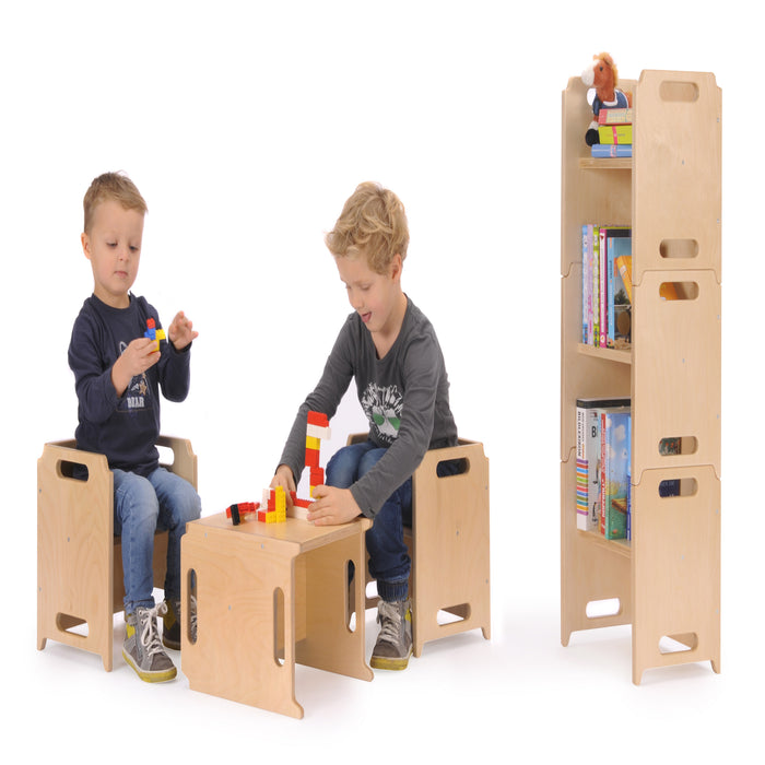 Stapelstuhl mit Wendefunktion