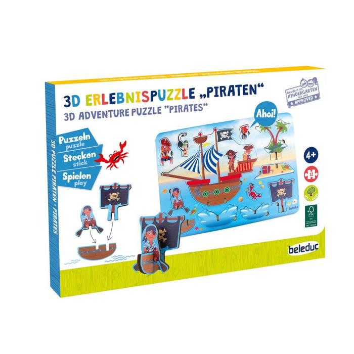 3D Erlebnispuzzle "Piraten"