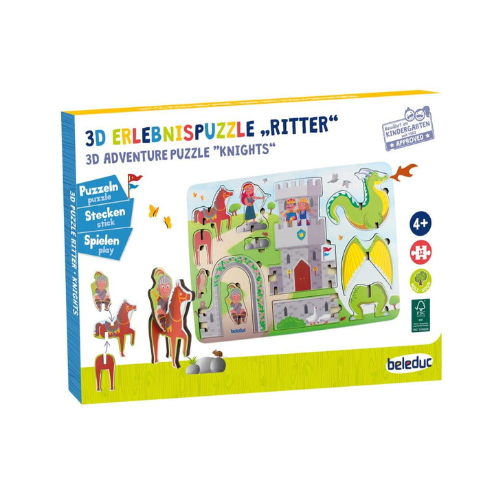 3D Erlebnispuzzle "Ritter"