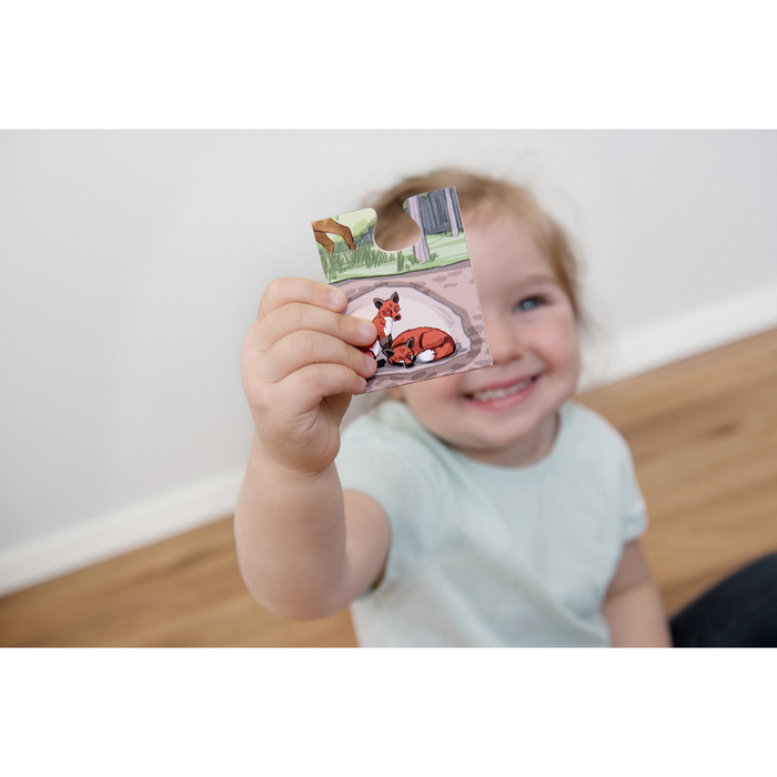 Bodenpuzzle „Entdecke den Wald"