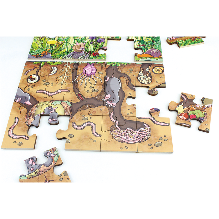 Bodenpuzzle „Entdecke die Blumenwiese“