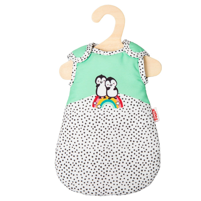 Puppen Schlafsack "Pinguin Pünktchen" Gr. 28-35 cm