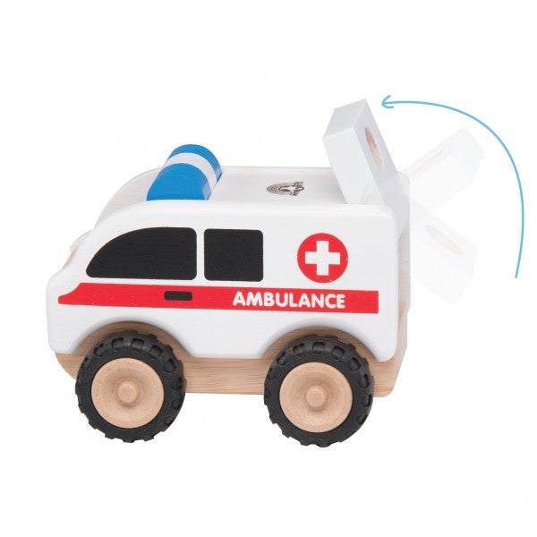 Krankenwagen Holz, ab 18 Monaten